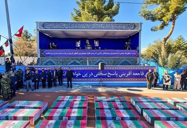 Mourners attend funeral held for victims of Kerman terrorist attack (photo)  