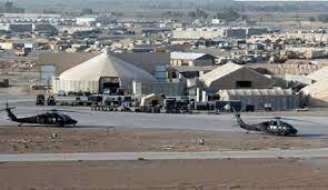 Moment où la base aérienne américaine de Harir a été frappée par un drone Kamikaze