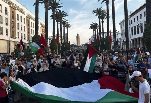 برگزاری تجعات ضد صهیونیستی در 56 شهر مراکش