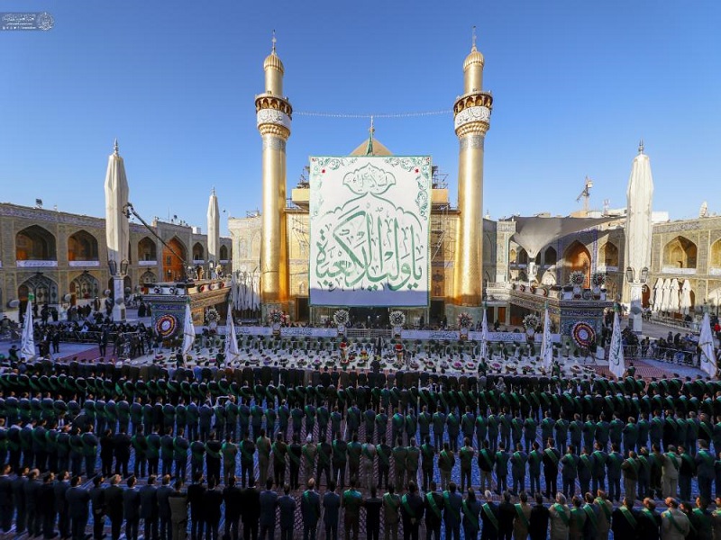New flag hoisted in Imam Ali (AS) shrine, Najaf (photo)  <img src="/images/picture_icon.png" width="13" height="13" border="0" align="top">