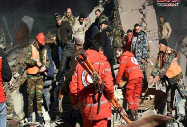 حملات رژیم صهيونيستی به  شهر حمص در سوریه