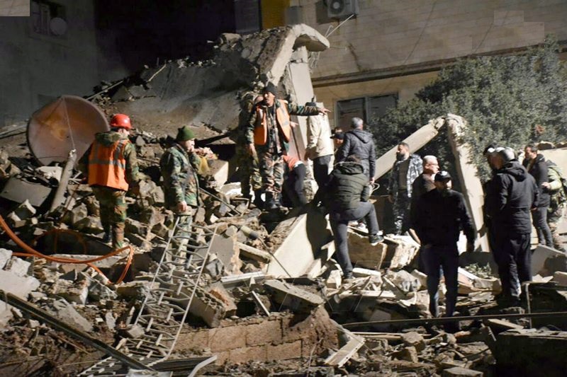 حمله هوایی رژیم صهیونیستی به حمص  