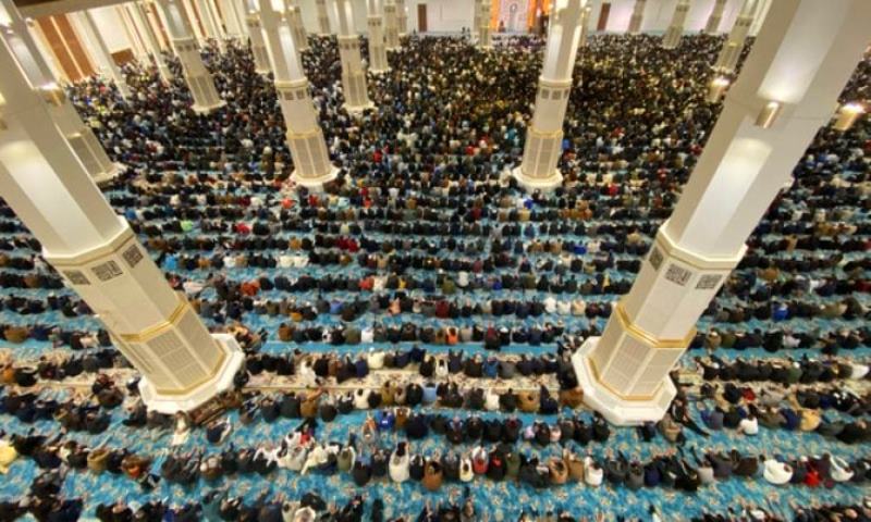 إقامة أول صلاة جمعة بجامع الجزائر ثالث أكبر مساجد العالم
