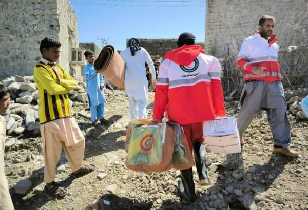 گزارش تصویری از امداد رسانی در مناطق سیل زده بلوچستان  