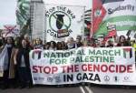 Thousands once again flood London streets to demand immediate ceasefire in Gaza