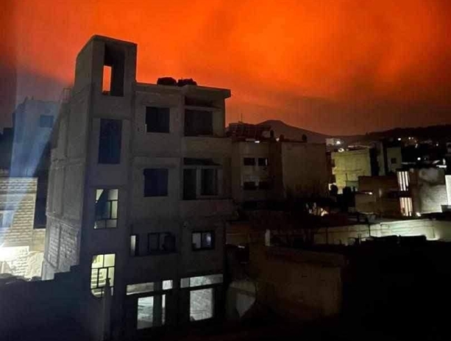 الدفاعات الجوية السوریة تتصدى فجر الاحد لعدوان إسرائيلي استهدف ريف دمشق