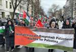 مظاهرة داعمة لفلسطين ومنددة بالهجمات الإسرائيلية في العاصمة الألمانية برلين
