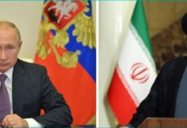 ایران کے صدر سید ابراہیم رئيسی اور صدر ولادیمیر پوتین کے درمیان ٹیلی فونی گفتگو