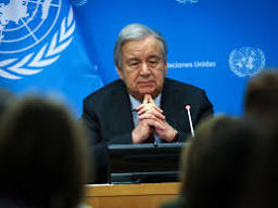 الأمين العام للأمم المتحدة : لا شيء يبرر العقاب الجماعي للفلسطينيين في غزة