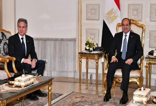 امریکی وزیر خارجہ بلنکن اور مصری صدر السیسی نے قاہرہ میں ملاقات