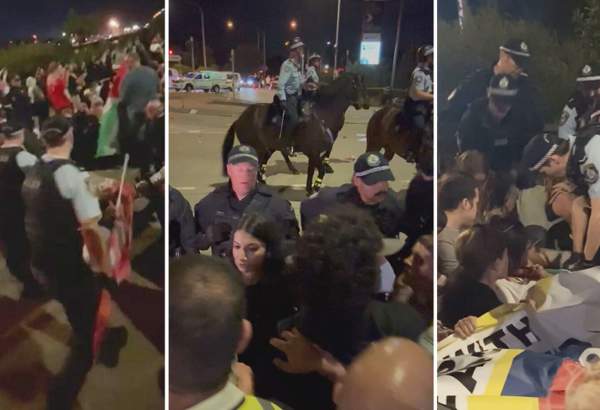 Israeli police, pro-Palestine protesters clash at Sydney port