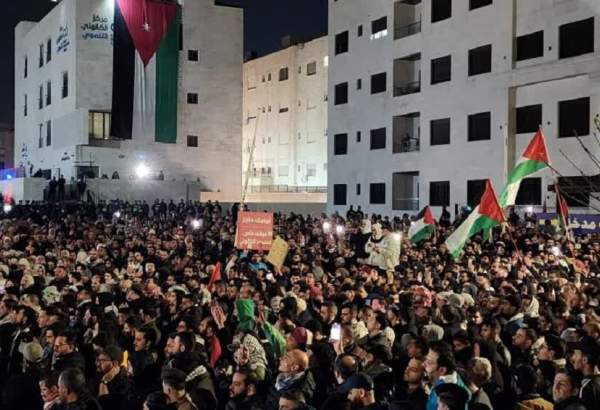 مردم اردن به خیابان ها آمدند  