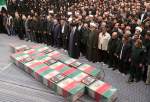 Ayat. Khamenei prays over bodies of Damascus attack martyrs