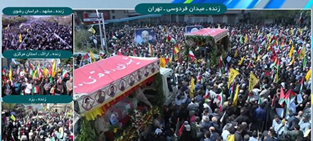 انطلاق مسيرات يوم القدس العالمي في طهران وباقي المدن الايرانية