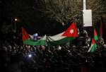 Pro-Palestine rally held near Israeli embassy in Amman, Jordan (video)