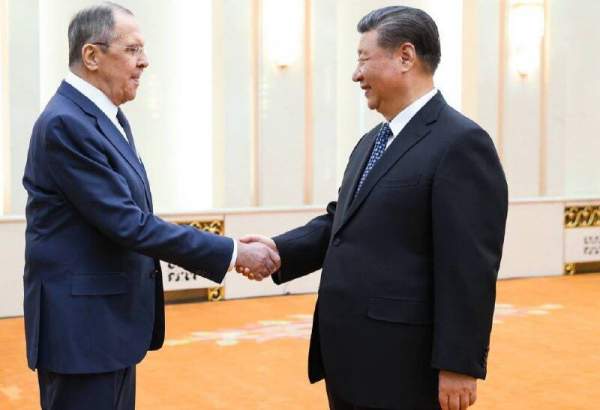 روس کے وزیر خارجہ کی دورہ چین کے دوران صدر شی جن پنگ سے ملاقات