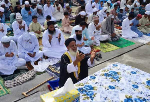 گزارش تصویری| نماز عید فطر اهل سنت ساربوک  