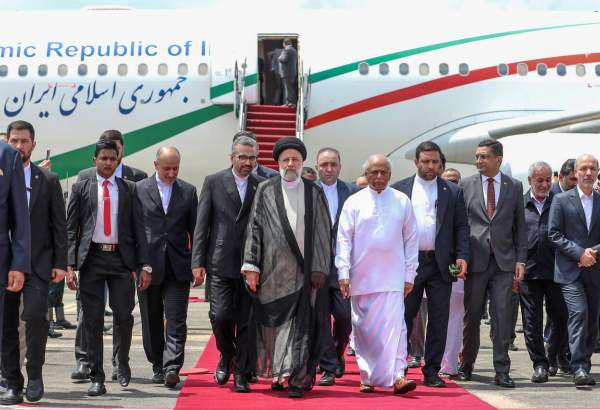صدر ایران سید ابراہیم رئیسی پاکستان سے اپنے ہم منصب کی سرکاری دعوت پر سری لنکا پہنچ گئے