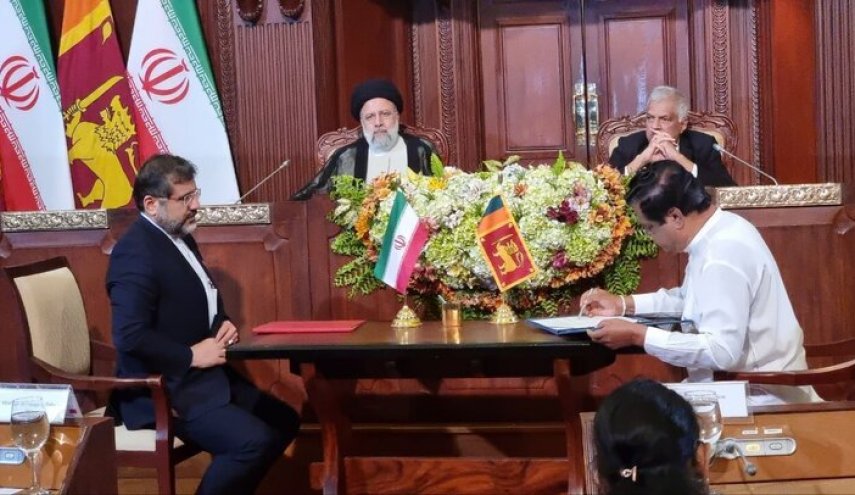 إيران وسريلانكا توقعان على 5 مذكرات تعاون ثنائية
