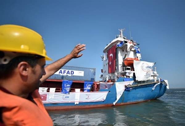 کشتی مهربانی ترکیه-قطر غزه امروز از مرسین اعزام می‌شود