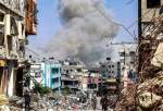 غزہ پر صیہونی حکومت کی بمباری اور توپ خانے کے حملے